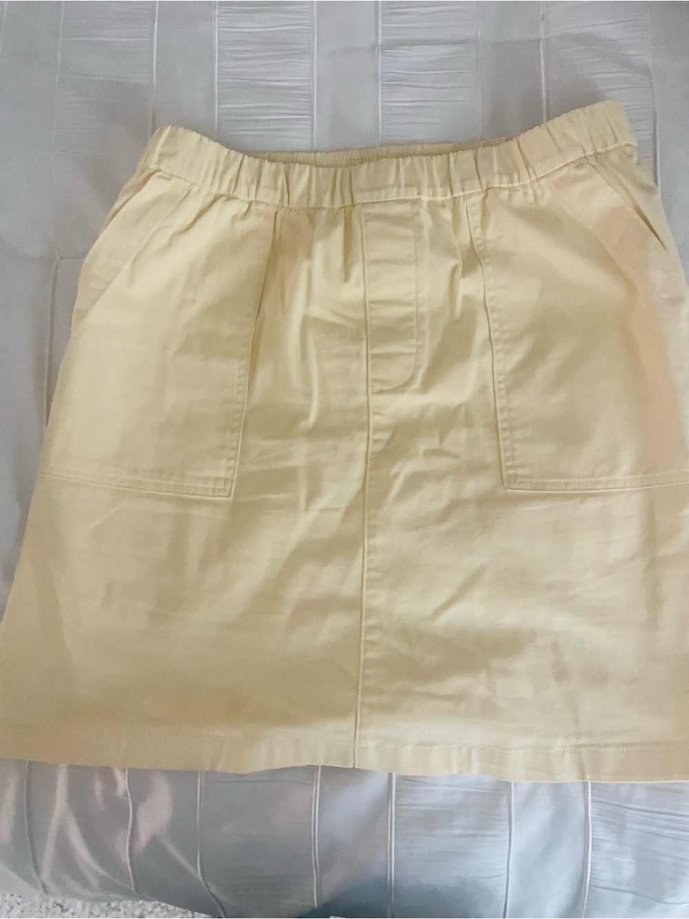 Tall Women!  Lands End  Yellow Skort NWOT